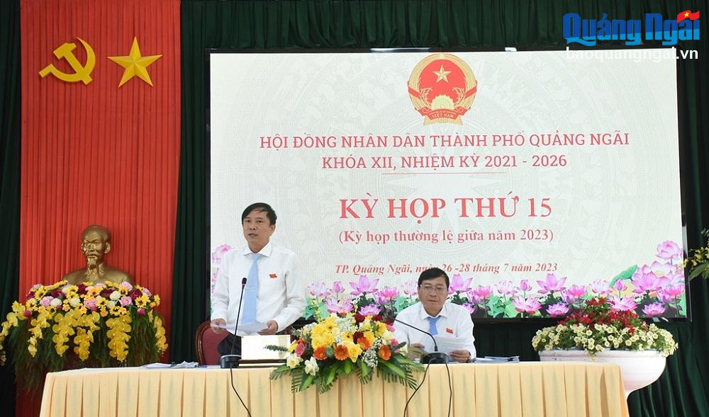 Hơn 80 ý kiến, kiến nghị của cử tri được nêu ra tại Kỳ họp thứ 15, HĐND TP.Quảng Ngãi