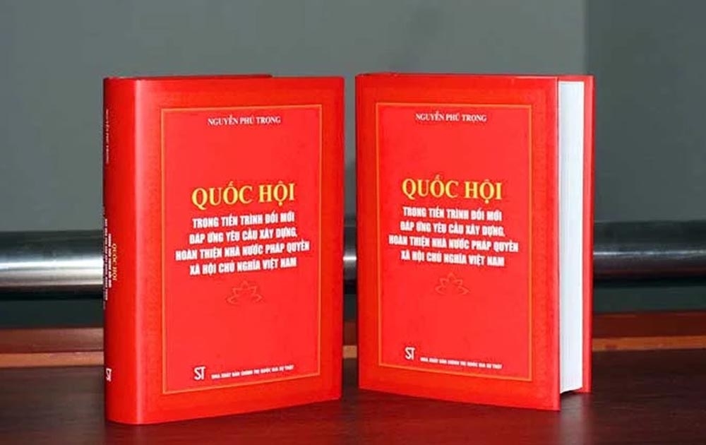 Cuốn sách “Quốc hội trong tiến trình đổi mới đáp ứng yêu cầu xây dựng, hoàn thiện Nhà nước pháp quyền xã hội chủ nghĩa Việt Nam” của Tổng Bí thư Nguyễn Phú Trọng tiếp tục định hướng cho Quốc hội không ngừng đổi mới và phát triển