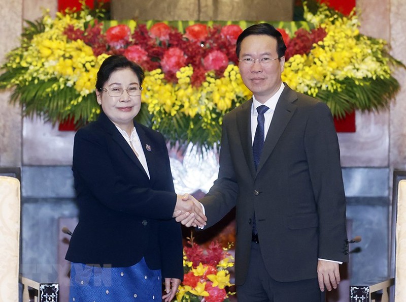 Tòa án nhân dân tối cao hai nước Việt Nam-Lào tiếp tục phối hợp chặt chẽ, đẩy mạnh chia sẻ kinh nghiệm
