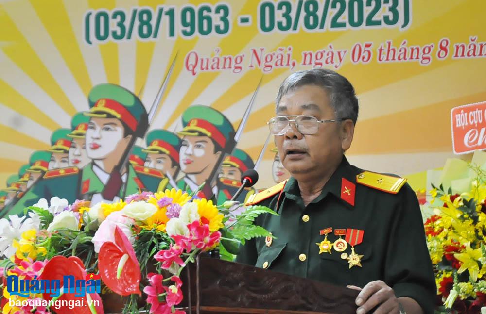 Cựu chiến binh Vũ Đức Hạnh, nguyên Chính trị viên Tiểu đoàn 83 nhắc lại những kỷ niệm trong ngày gặp mặt. 