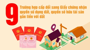 [Infographic.] 9 trường hợp cấp đổi "Sổ đỏ" từ 1/8