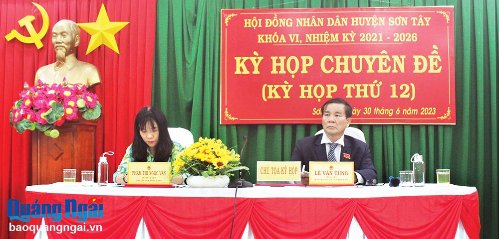 Hội đồng nhân dân huyện Sơn Tây: Nâng cao chất lượng hoạt động