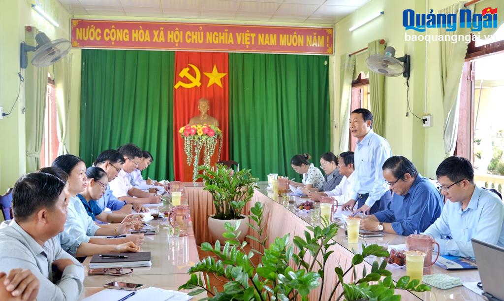 Giám sát công tác bố trí, quản lý cán bộ, công chức ở huyện Bình Sơn