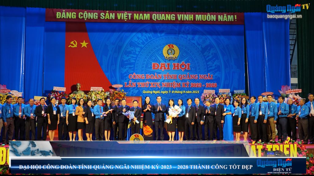 Video: Đại hội Công đoàn tỉnh Quảng Ngãi nhiệm kỳ 2023 - 2028 thành công tốt đẹp