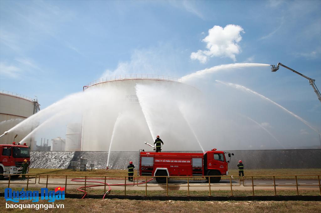 Phòng cháy chữa cháy NMLD Dung Quất luôn đảm bảo ở mức độ cao nhất