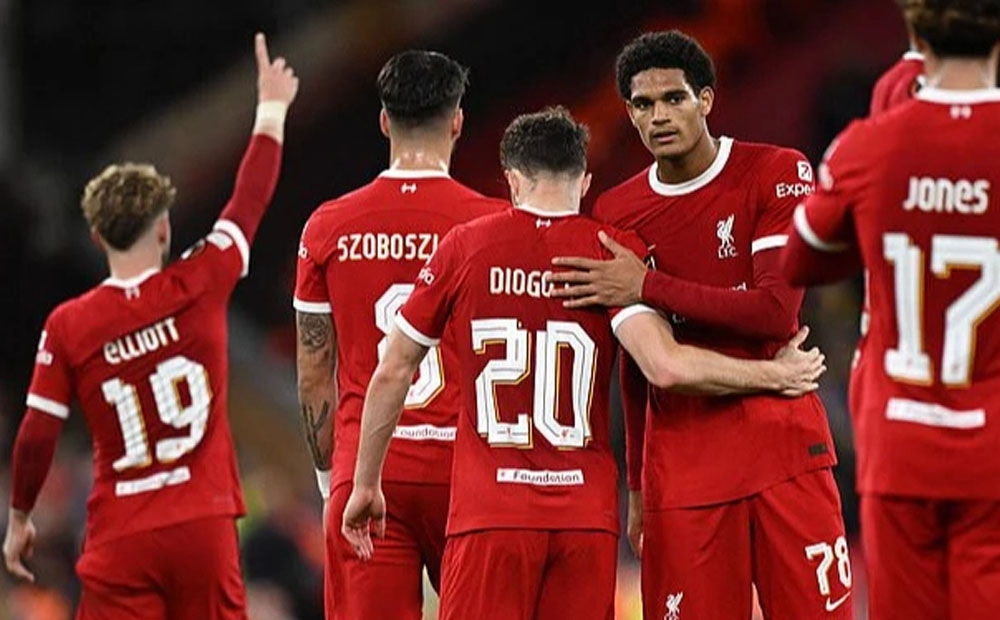 Liverpool duy trì mạch thắng ở Europa League