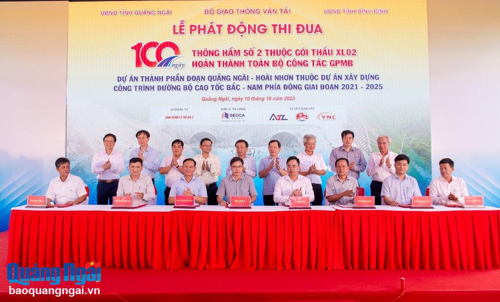 Video: Phát động thi đua 100 ngày thông hầm số 2 dự án Quảng Ngãi – Hoài Nhơn