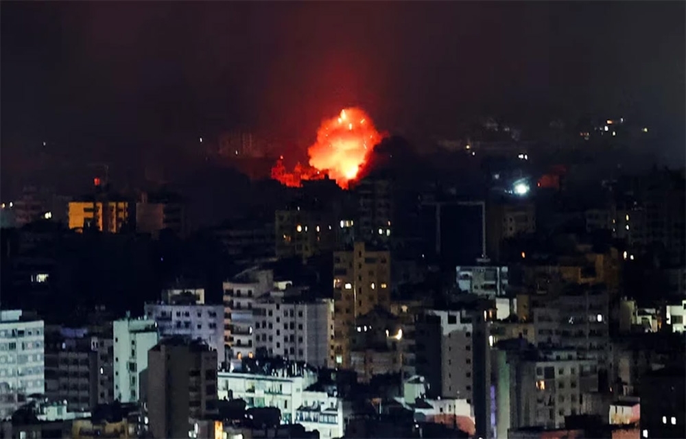 Israel tấn công trung tâm thủ đô của Lebanon