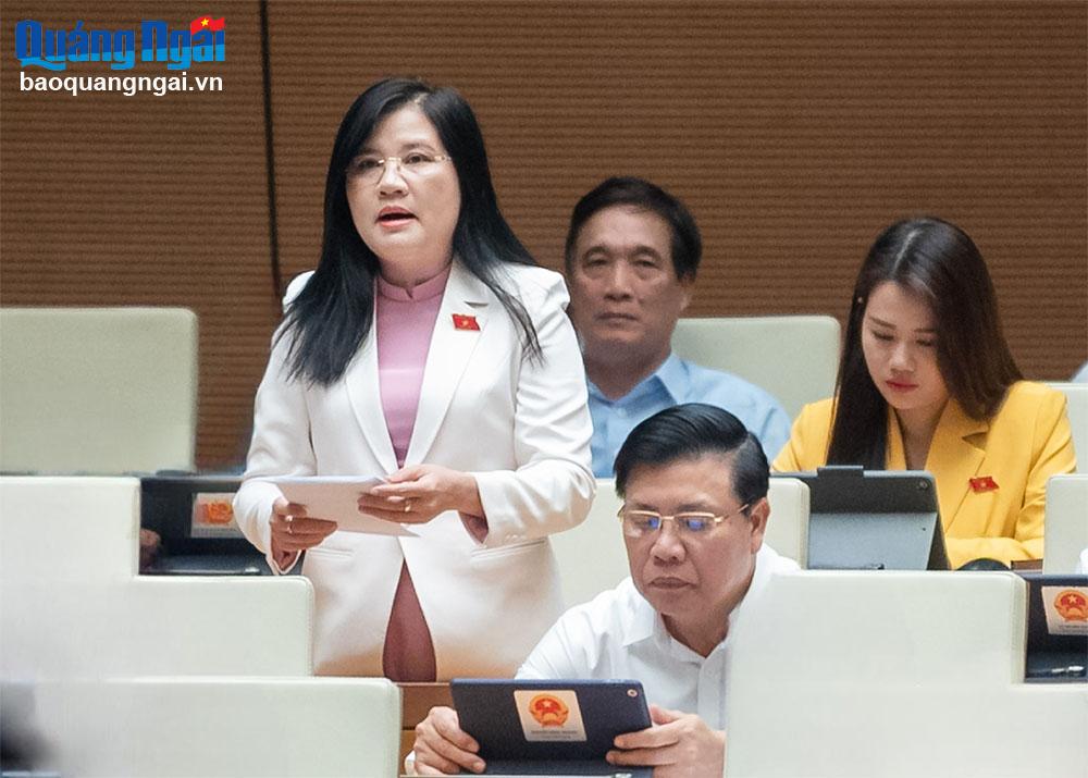 Đoàn ĐBQH tỉnh Quảng Ngãi tham gia thảo luận về thực hiện ngân sách nhà nước năm 2023