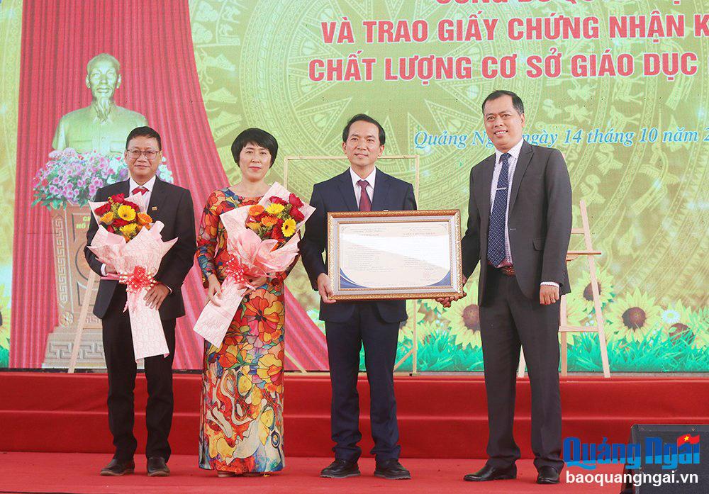 Trường Đại học Phạm Văn Đồng có 1 giảng viên đạt chuẩn chức danh Phó Giáo sư năm 2024