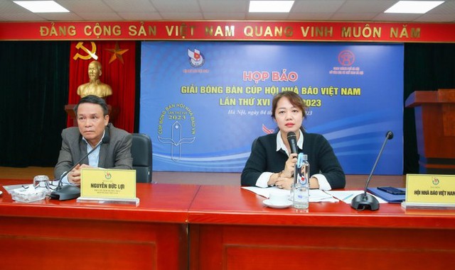 Hội Nhà báo Việt Nam công bố Giải bóng bàn cúp Hội Nhà báo Việt Nam 2023 - Ảnh: VGP/NN