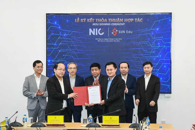 NIC và SUN EDU ký kết MOU về huấn luyện, đào tạo, hỗ trợ tư vấn, hướng dẫn chuyên môn trong lĩnh vực điện tử, vi mạch bán dẫn