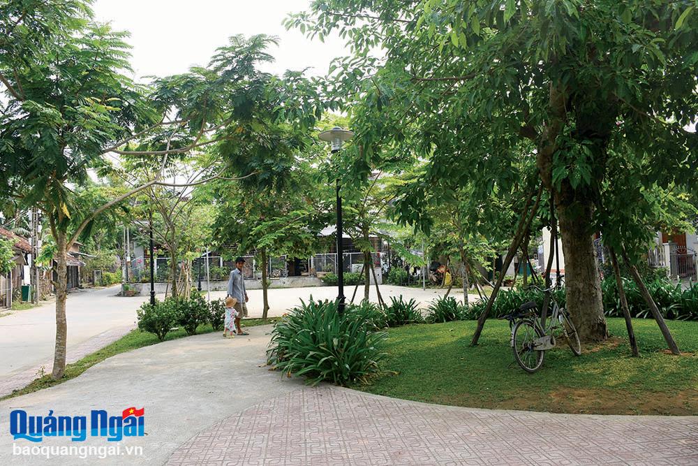 Công viên thôn An Lộc, xã Tịnh Long (TP.Quảng Ngãi).