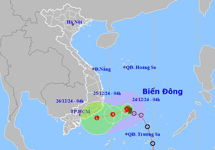 Tin bão trên Biển Đông