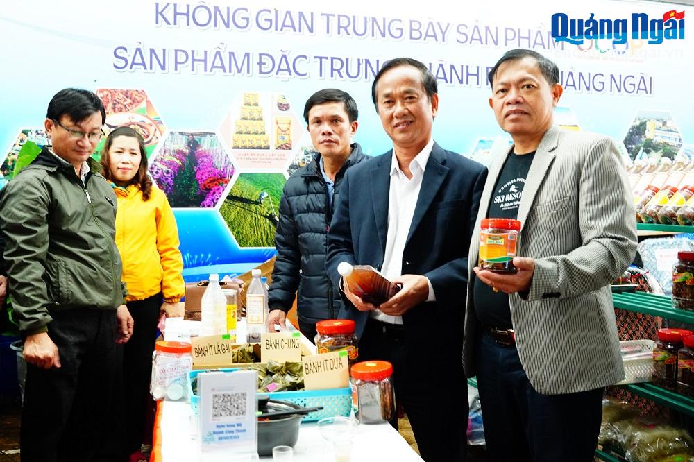 Trưng bày sản phẩm OCOP TP.Quảng Ngãi