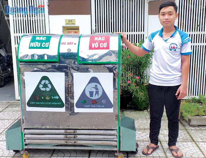 Minh Hóa Xây dựng mô hình thùng rác thân thiện với môi trường  Tin Quảng  Bình