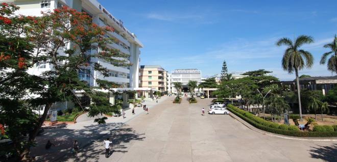 Bệnh viện Hữu nghị Việt Nam Cuba - Đồng Hới, nơi bệnh nhân tái dương tính SARS-CoV-2 đang cách ly, điều trị.