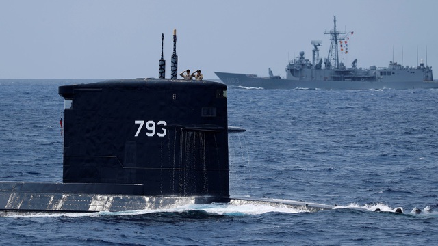 Một tàu ngầm của Đài Loan (Ảnh: Reuters)