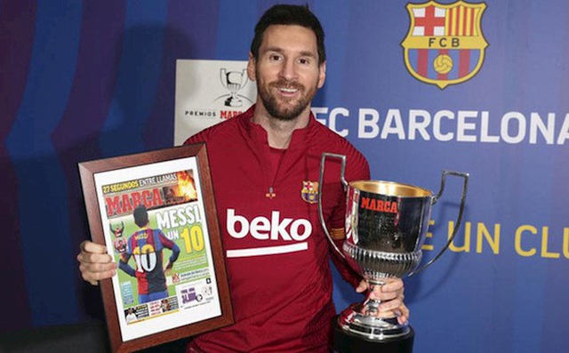 Messi nhận danh hiệu Pichichi lần thứ 7, giải thưởng do tờ Marca tổ chức hàng năm