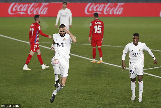 Benzema đã ghi 4 bàn trong 3 trận đấu gần đây nhất cho Real Madrid