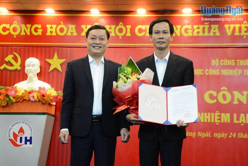 Ông Phạm Việt Hùng được bổ nhiệm lại Phó Giám đốc phụ trách phân hiệu Quảng Ngãi.