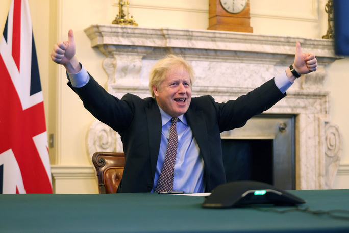 Thủ tướng Anh Boris Johnson thông báo trên Twitter về việc hoàn tất thỏa thuận Brexit với EU. Ảnh: Twitter