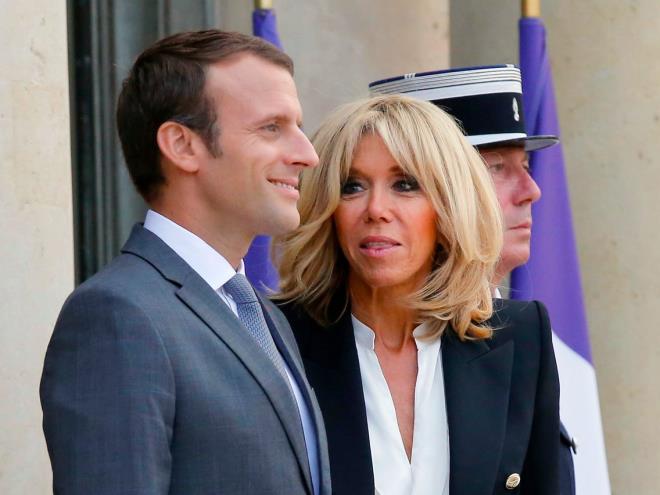 Brigitte Macron, phu nhân của Tổng thống Pháp Emmanuel Macron. (Ảnh: ELLE)