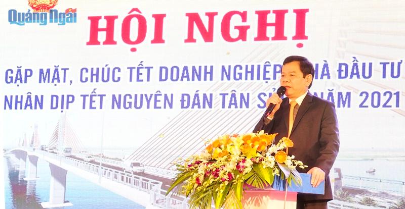 Chủ tịch UBND tỉnh Đặng Văn Minh tại hội nghị