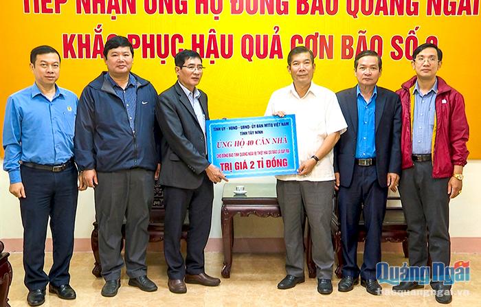 Tỉnh Tây Ninh hỗ trợ 2 tỷ đồng xây nhà cho người dân bị ảnh hưởng thiên tai