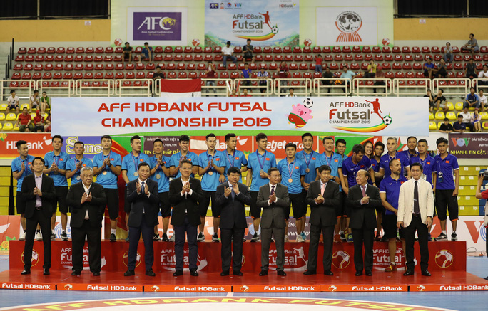 Tuyển futsal Việt Nam đặt mục tiêu giành được HCV SEA Games trong năm 2021 Ảnh: DIÊN VỸ