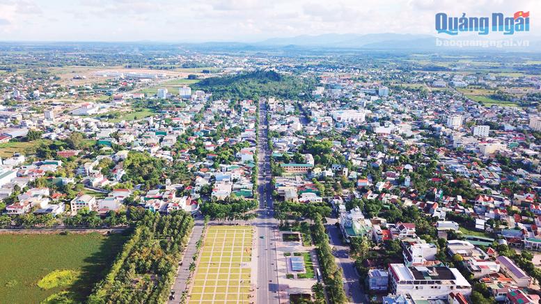 Thành phố Quảng Ngãi ngày càng phát triển hiện đại, văn minh.                     Ảnh: Đ.TƯƠI