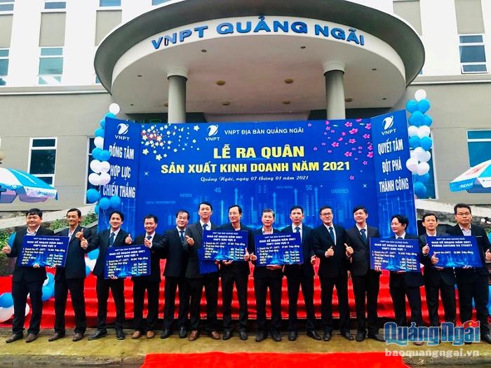 VNPT Quảng Ngãi ra quân sản xuất kinh doanh đầu năm 2021