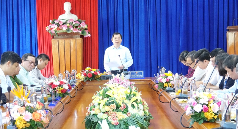 Video: Chủ tịch UBND tỉnh Đặng Văn Minh làm việc với Sở GTVT
