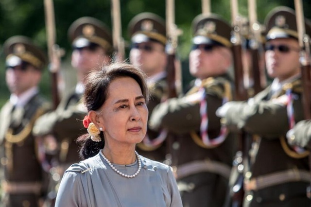 Bà Aung Suu Kyi (Ảnh: EPA)