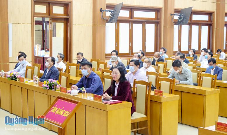 Lãnh đạo tỉnh dự Hội nghị trực tuyến thông báo nhanh kết quả Đại hội XIII của Đảng, do Ban Tuyên giáo Trung ương tổ chức ngày 3.2.