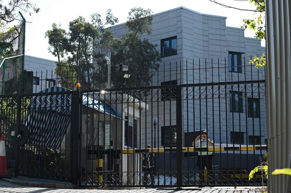 Một bất động sản của Chính phủ Mỹ tại khu đất vàng Shouson ở Hong Kong - Ảnh: AFP