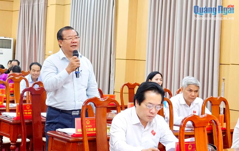 Đại biểu Nguyễn Tăng Bính phát biểu thảo luận