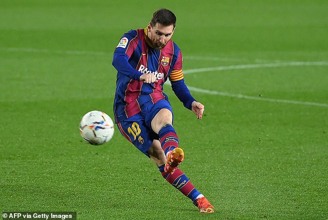 Messi ấn định chiến thắng 4-1 cho Barcelona ở cuối trận.