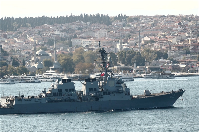 Nga cho rằng, quyết định điều tàu chiến của Mỹ đến Biển Đen sẽ là hành động mang tính khiêu khích. (Ảnh: Reuters)