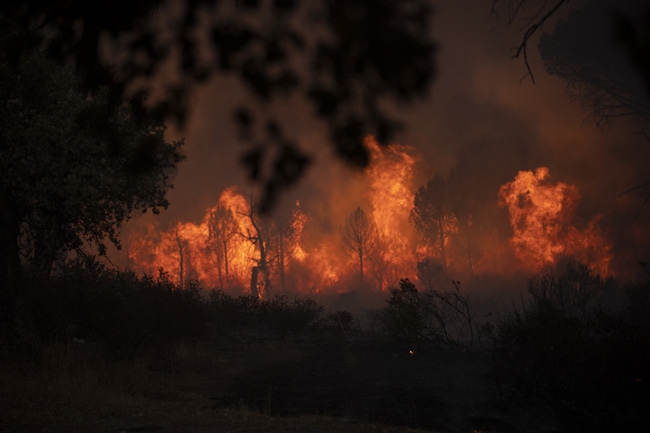 Cháy rừng tại Pháp đã khiến 2 người thiệt mạng và 27 người bị thương. (Ảnh: AP)