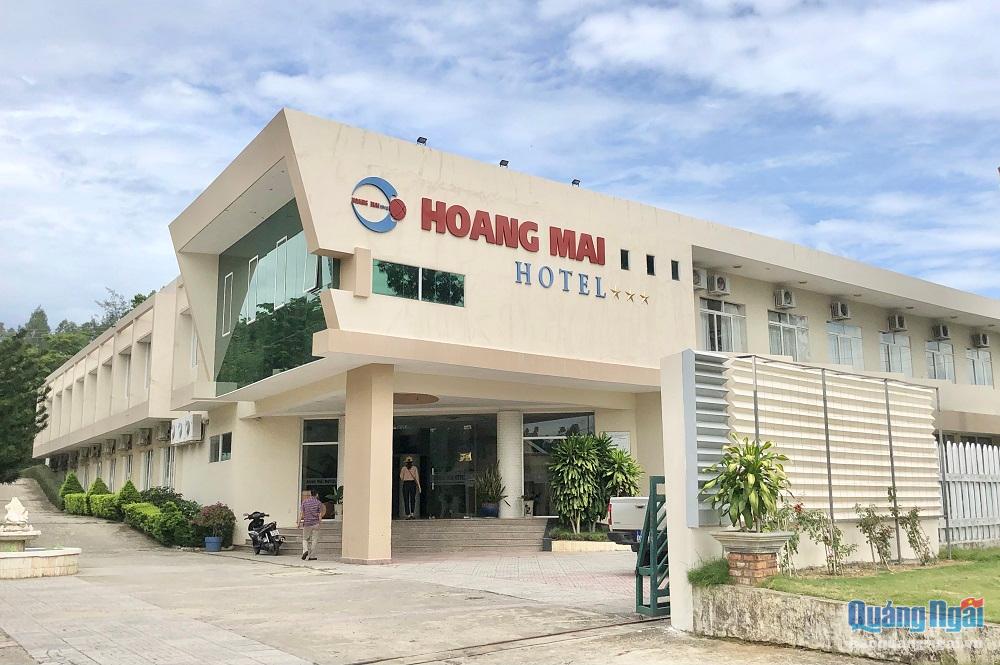 Khách sạn Hoàng Mai là một trong 2 khu cách ly tập trung có trả phí trên địa bàn huyện Bình Sơn