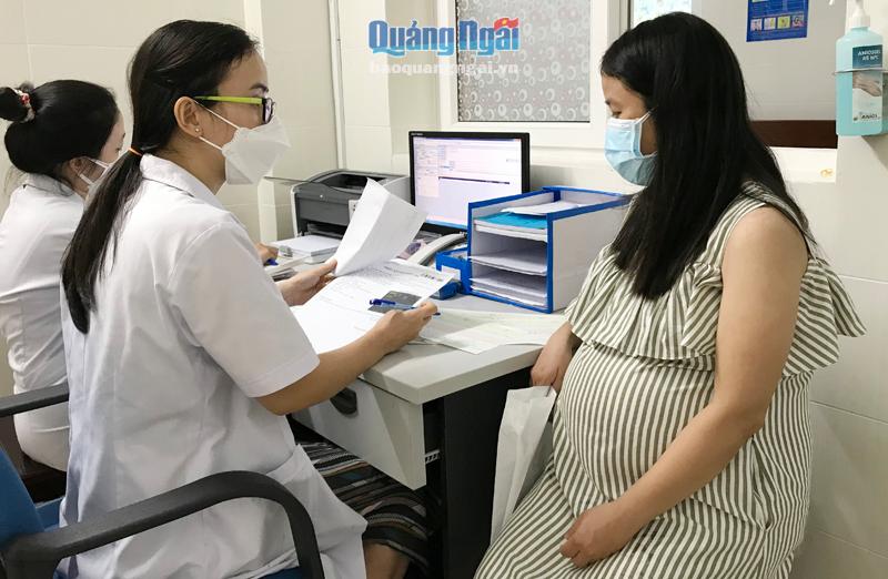 Phụ nữ mang thai trên 13 tuần tuổi được quản lý tại Bệnh viện Sản - Nhi tỉnh sẽ được tiêm vắc xin phòng Covid-19.