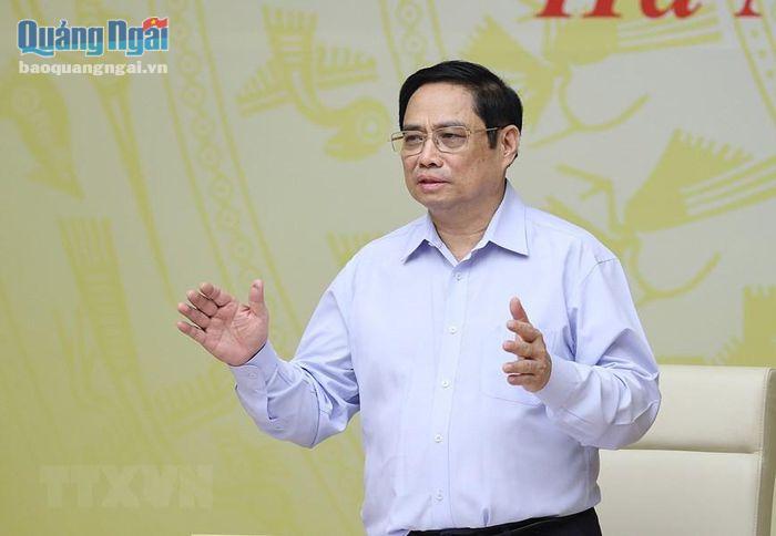 Thủ tướng Chính phủ Phạm Minh Chính phát biểu chỉ đạo tại hội nghị. Ảnh: TTXVN