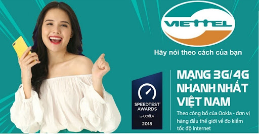 Gói cước 4G Viettel mạng nhanh nhất Việt Nam