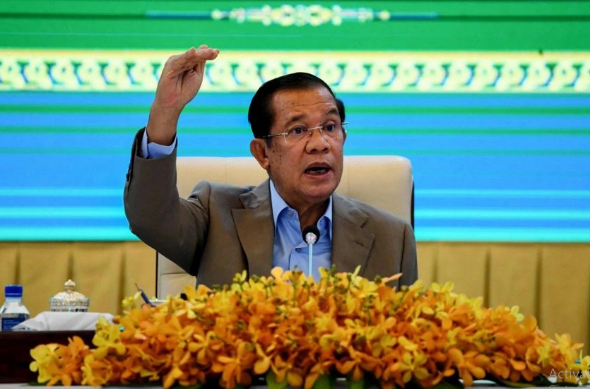 Thủ tướng Campuchia Hun Sen (Ảnh: AFP).