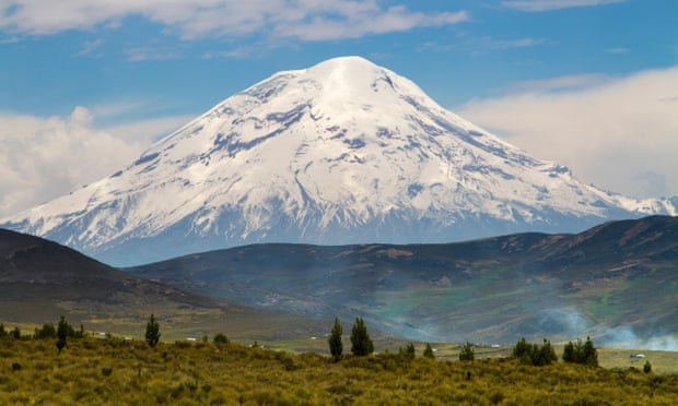 Núi Chimborazo là ngọn núi lửa cao nhất tại Ecuador. (Ảnh: Alamy)