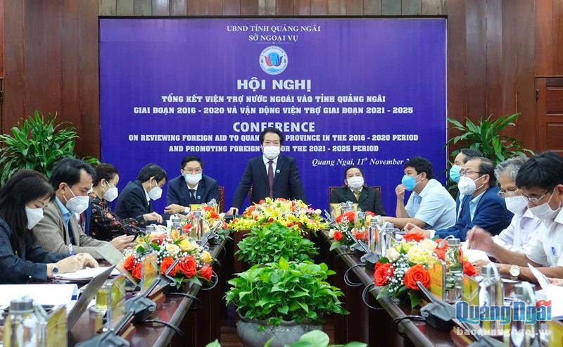 Hội nghị tổng kết viện trợ nước ngoài vào tỉnh Quảng Ngãi giai đoạn 2016-2020