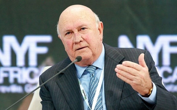 Cựu Tổng thống Nam Phi FW de Klerk. Nguồn: AFP