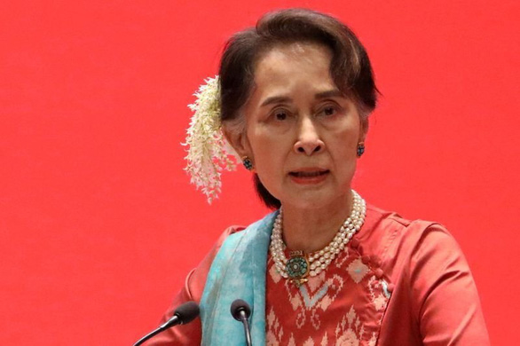 Bà Aung San Suu Kyi - cố vấn của chính quyền dân sự Myanmar bị lật đổ hồi tháng 2-2021 - Ảnh: REUTERS