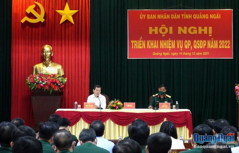 Chủ tịch UBND tỉnh Đặng Văn Minh chủ trì hội nghị
